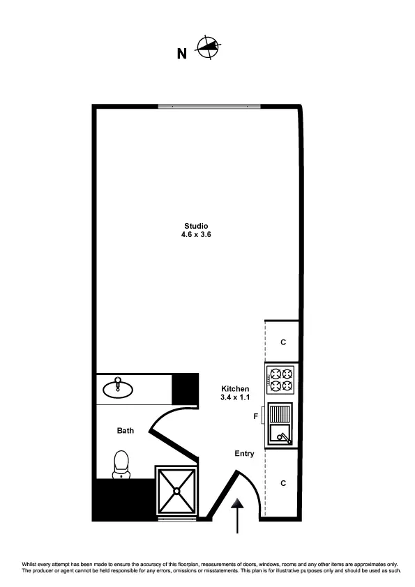 Floorplan of Homely apartment listing, 122/51-67 Rathdowne Street, Carlton VIC 3053