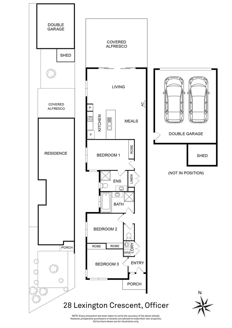 Floorplan of Homely house listing, 28 Lexington Crescent, Officer VIC 3809