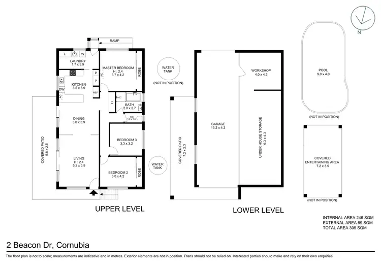 Floorplan of Homely house listing, 2 Beacon Drive, Cornubia QLD 4130
