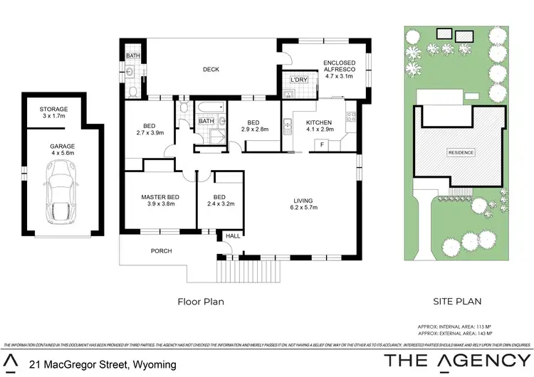 Floorplan of Homely house listing, 21 Macgregor Street, Wyoming NSW 2250