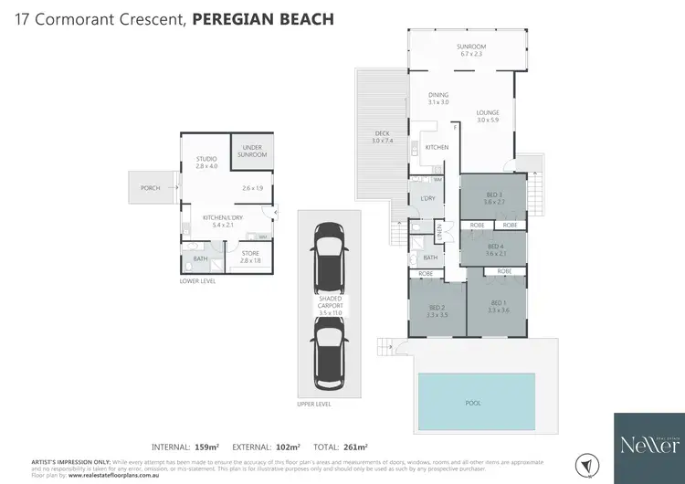 Floorplan of Homely house listing, 17 Cormorant Crescent, Peregian Beach QLD 4573