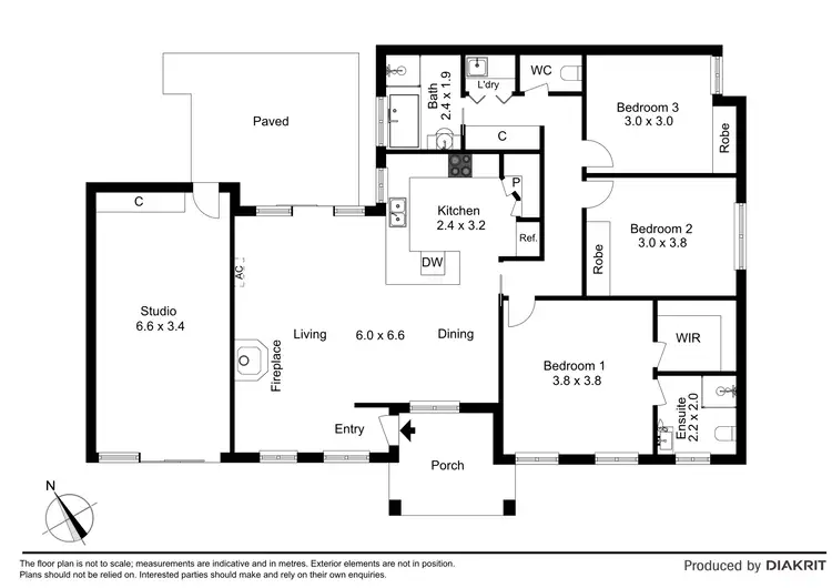 Floorplan of Homely unit listing, 1/44 Milne Street, Crib Point VIC 3919