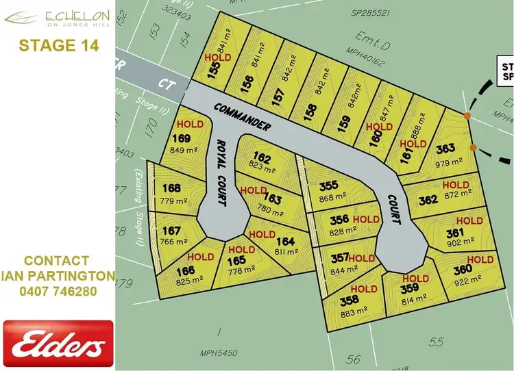Floorplan of Homely land listing, Lot 164 Royal Court, Jones Hill QLD 4570
