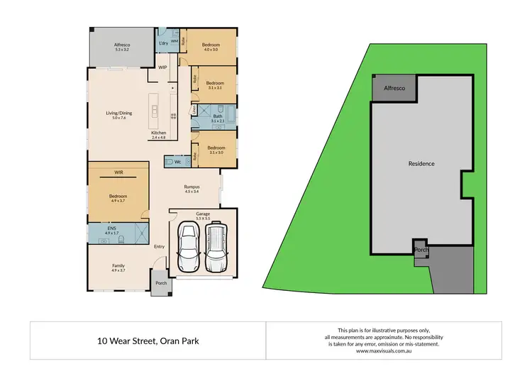 Floorplan of Homely house listing, 10 Wear Street, Oran Park NSW 2570