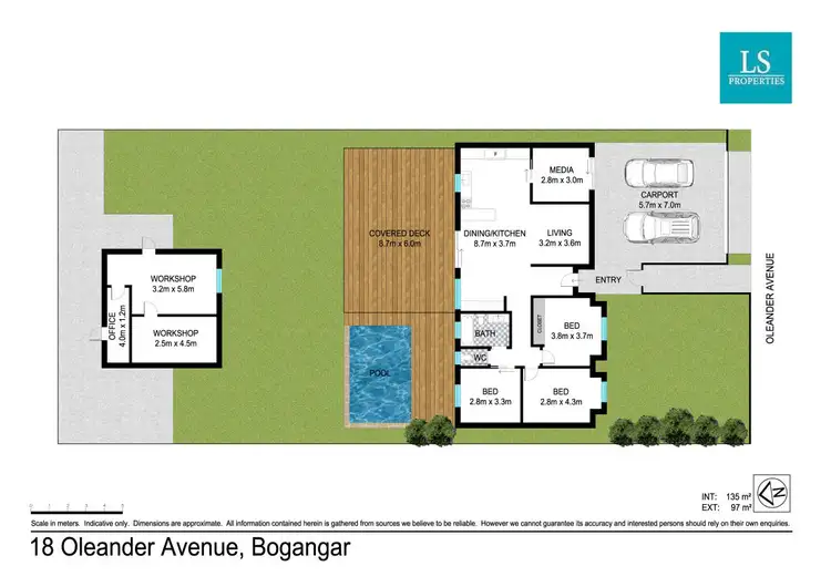 Floorplan of Homely house listing, 18 Oleander Avenue, Bogangar NSW 2488