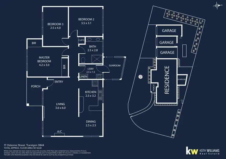 Floorplan of Homely house listing, 17 Osborne Street, Traralgon VIC 3844