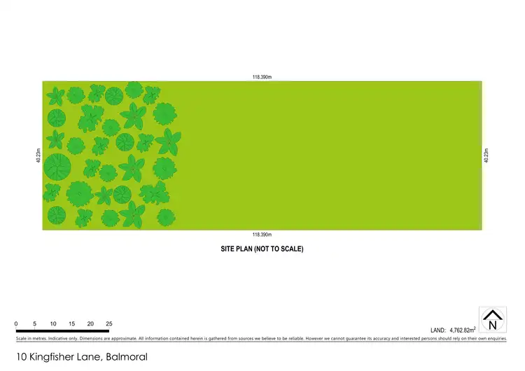 Floorplan of Homely land listing, 10 Kingfisher Lane, Balmoral NSW 2571