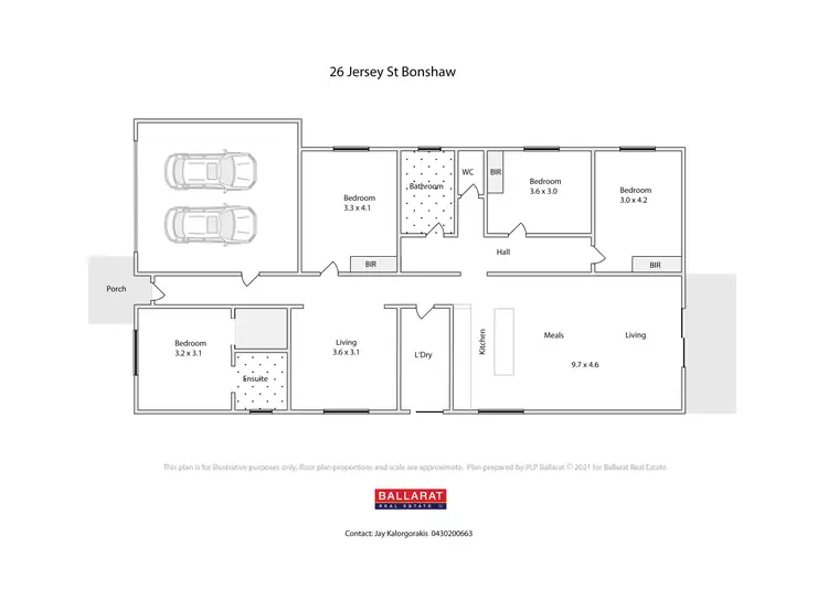 Floorplan of Homely house listing, 26 Jersey Street, Bonshaw VIC 3352