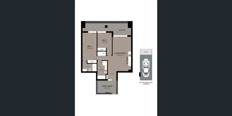Floorplan of Homely apartment listing, 116/570 New Canterbury Road, Hurlstone Park NSW 2193