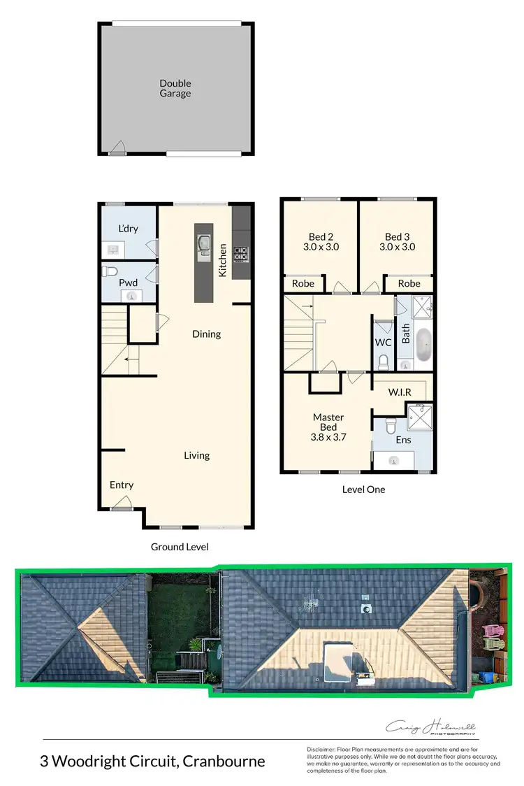 Floorplan of Homely house listing, 3 Woodright Circuit, Cranbourne VIC 3977