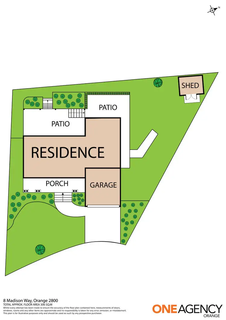 Floorplan of Homely house listing, 8 Madison Way, Orange NSW 2800