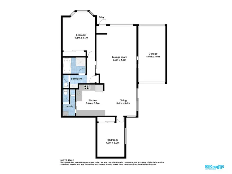 Floorplan of Homely villa listing, 2/12 Compass Close, Salamander Bay NSW 2317