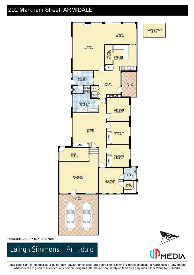 Floorplan of Homely house listing, 202 Markham Street, Armidale NSW 2350
