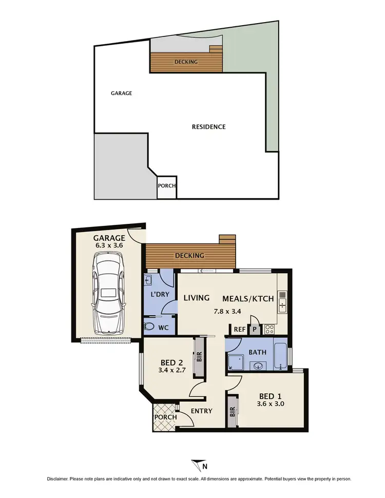 Floorplan of Homely unit listing, 2/4 Black Street, Reservoir VIC 3073
