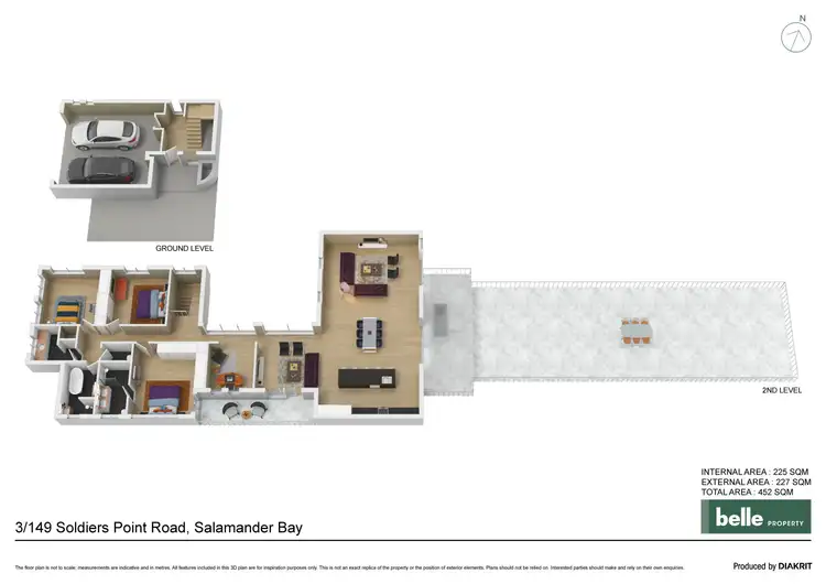 Floorplan of Homely apartment listing, 3/149 Soldiers Point Road, Salamander Bay NSW 2317