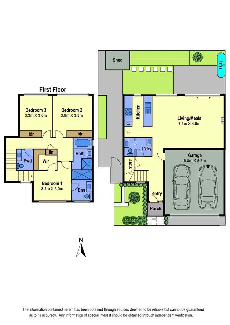 Floorplan of Homely townhouse listing, 10/5 Linoak Avenue, Lalor VIC 3075