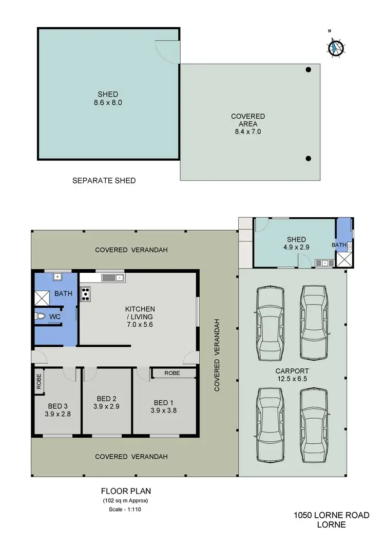 Floorplan of Homely house listing, 1050 Lorne Road, Lorne NSW 2439