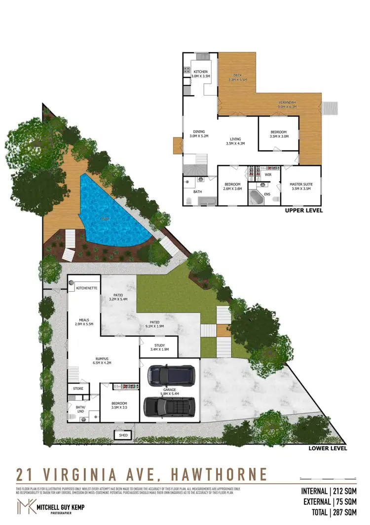 Floorplan of Homely house listing, 21 Virginia Avenue, Hawthorne QLD 4171