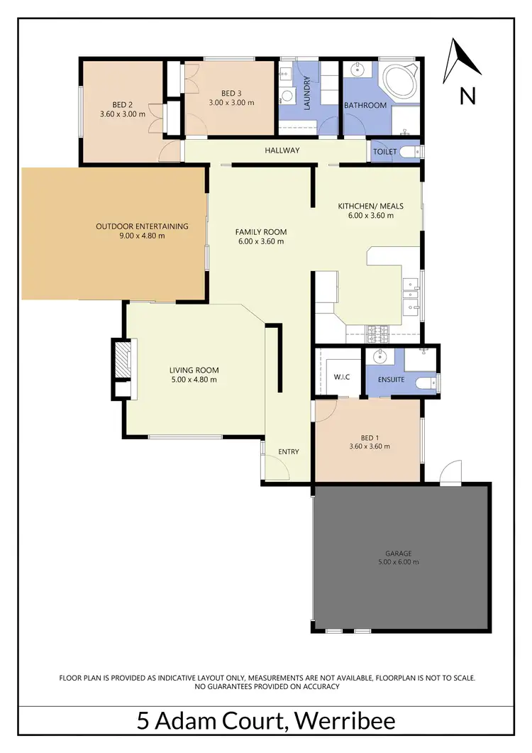 Floorplan of Homely house listing, 5 Adam Court, Werribee VIC 3030