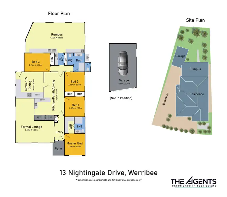 Floorplan of Homely house listing, 13 Nightingale Drive, Werribee VIC 3030