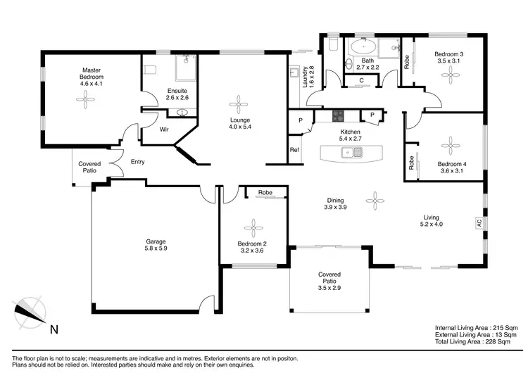 Floorplan of Homely house listing, 13 Rowan Street, Heathwood QLD 4110