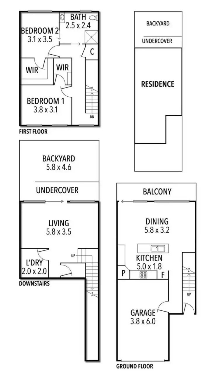Floorplan of Homely townhouse listing, 10 Loch Ard Place, Warrnambool VIC 3280