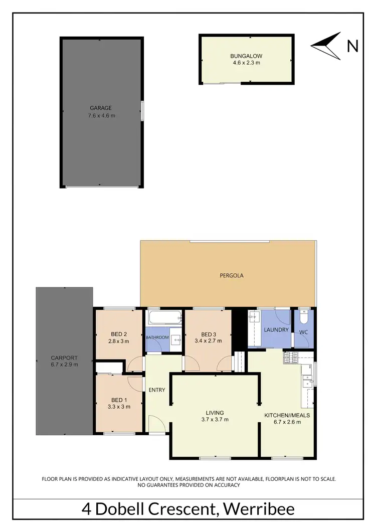 Floorplan of Homely house listing, 4 Dobell Crescent, Werribee VIC 3030