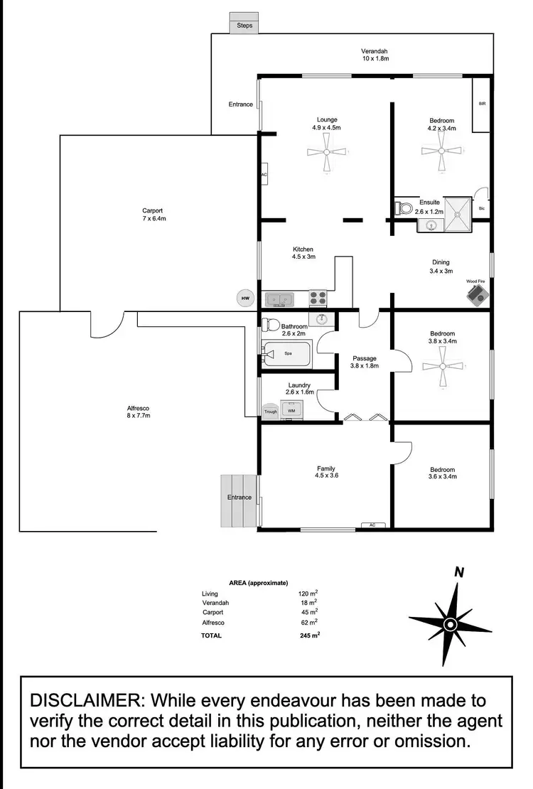 Floorplan of Homely house listing, 6 Dodd Street, Cummins SA 5631
