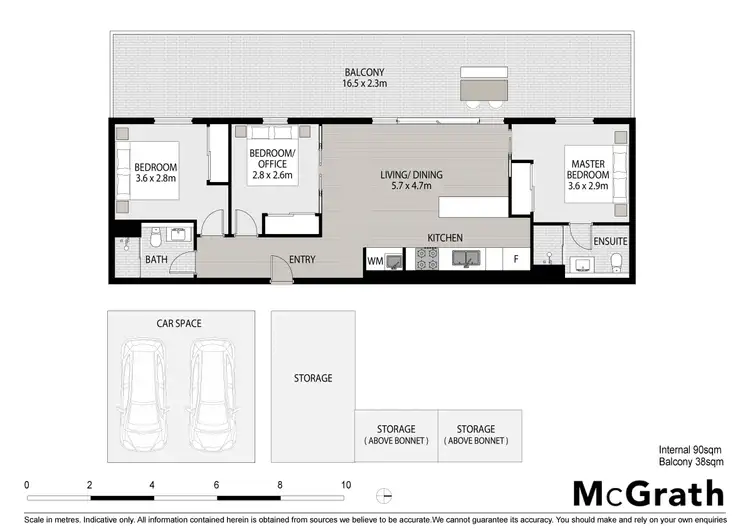 Floorplan of Homely apartment listing, 306/25 Trent Street, Glen Iris VIC 3146