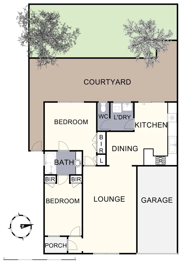 Floorplan of Homely unit listing, 25/26-32 Elmhurst Road, Bayswater North VIC 3153
