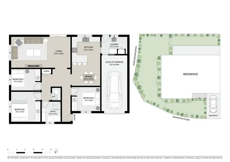 Floorplan of Homely semi-detached listing, 70 Coachwood Drive, Ourimbah NSW 2258