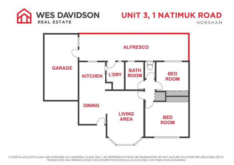Floorplan of Homely unit listing, 3/1 Natimuk Road, Horsham VIC 3400