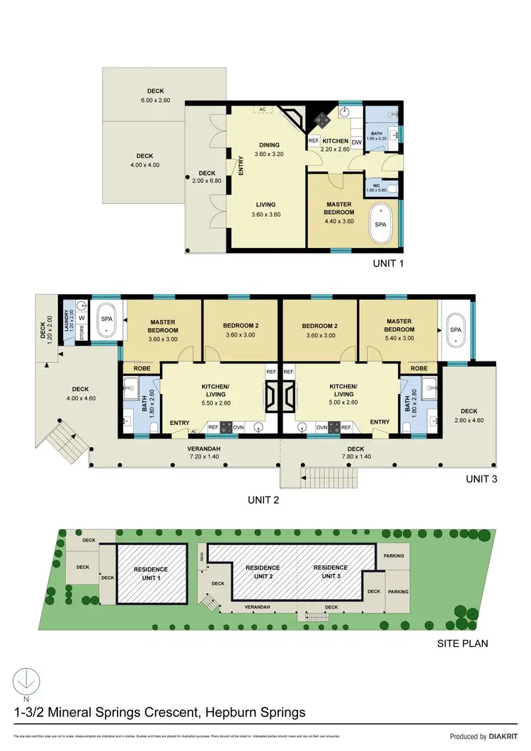 Floorplan of Homely house listing, 1-3/2 Mineral Springs Crescent, Hepburn Springs VIC 3461