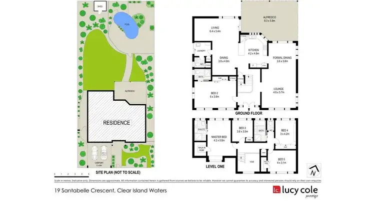 Floorplan of Homely house listing, 19 Santabelle Crescent, Clear Island Waters QLD 4226