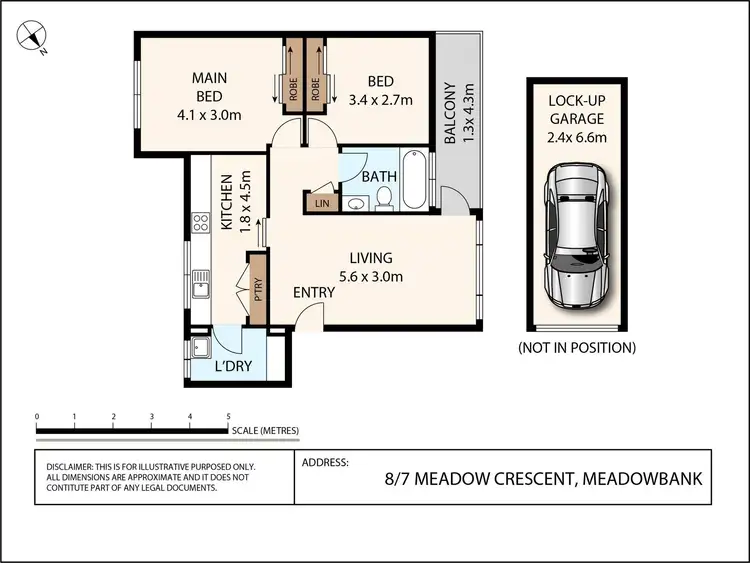 Floorplan of Homely apartment listing, 8/7 Meadow Crescent, Meadowbank NSW 2114