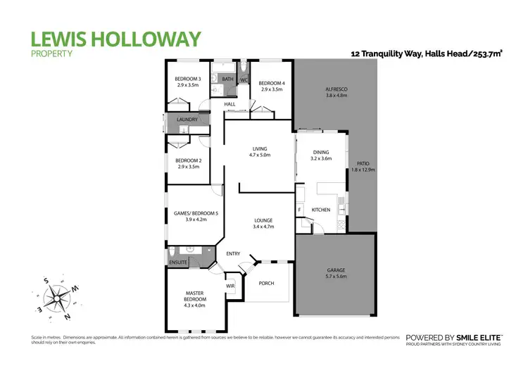 Floorplan of Homely house listing, 12 Tranquility Way, Halls Head WA 6210