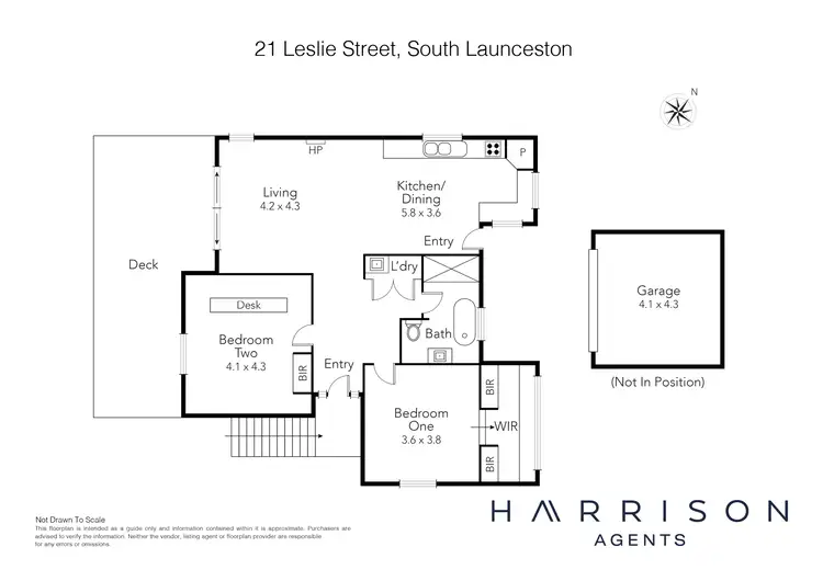 Floorplan of Homely house listing, 21 Leslie Street, South Launceston TAS 7249