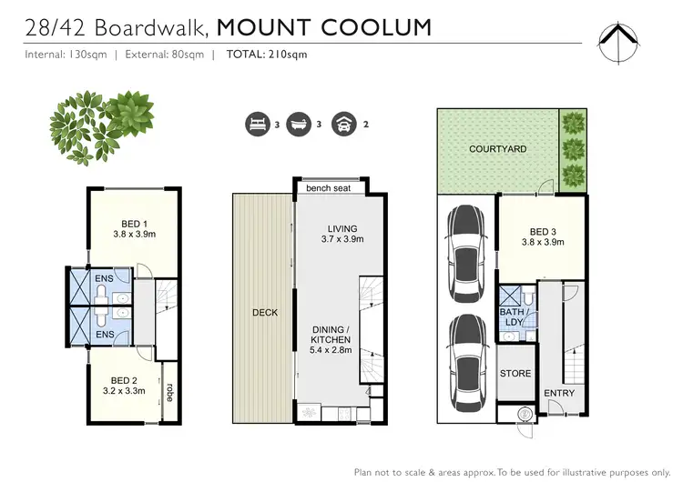 Floorplan of Homely unit listing, 28/42 Boardwalk Boulevard, Mount Coolum QLD 4573