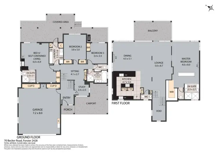Floorplan of Homely house listing, 70 Becker Road, Forster NSW 2428