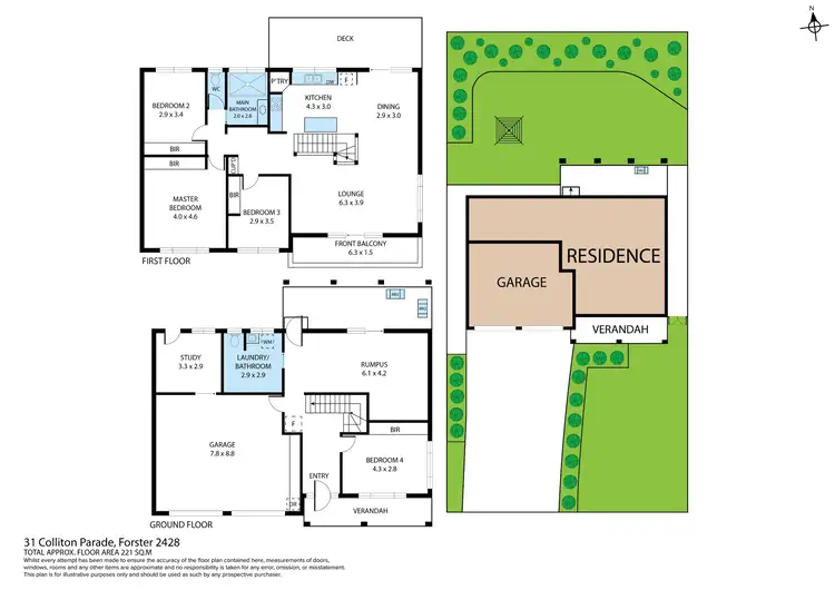 Floorplan of Homely house listing, 31 Colliton Parade, Forster NSW 2428
