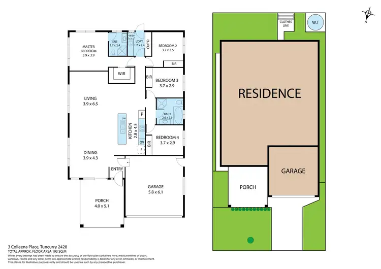 Floorplan of Homely house listing, 3 Colleena Place, Tuncurry NSW 2428