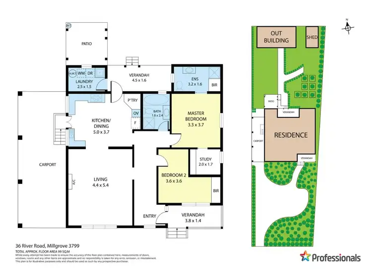 Floorplan of Homely house listing, 36 River Road, Millgrove VIC 3799
