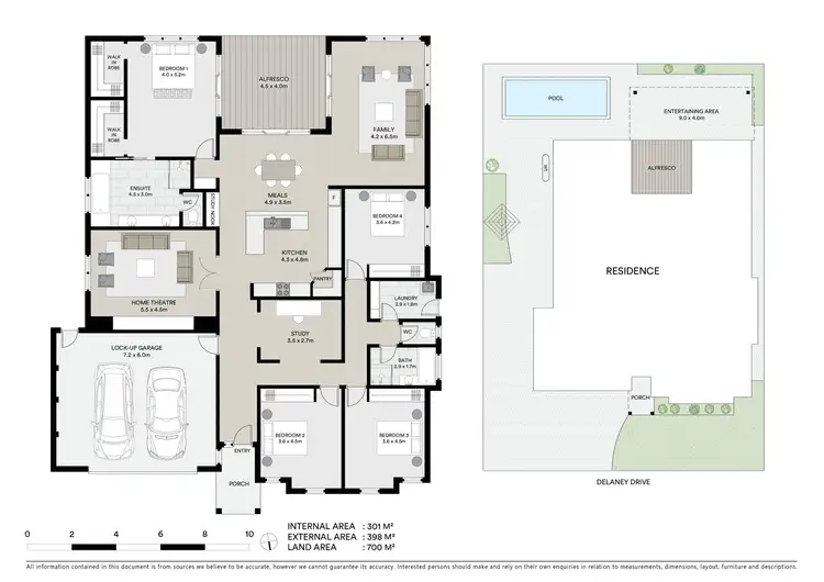 Floorplan of Homely house listing, 30 Delaney Drive, Miners Rest VIC 3352