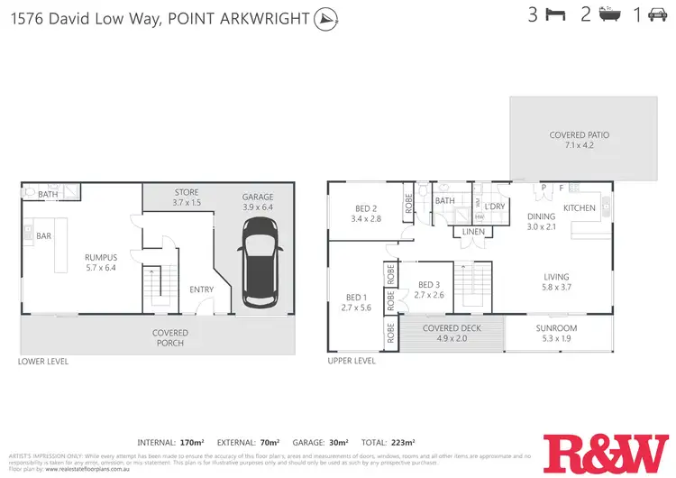 Floorplan of Homely house listing, 1576 David Low Way, Point Arkwright QLD 4573