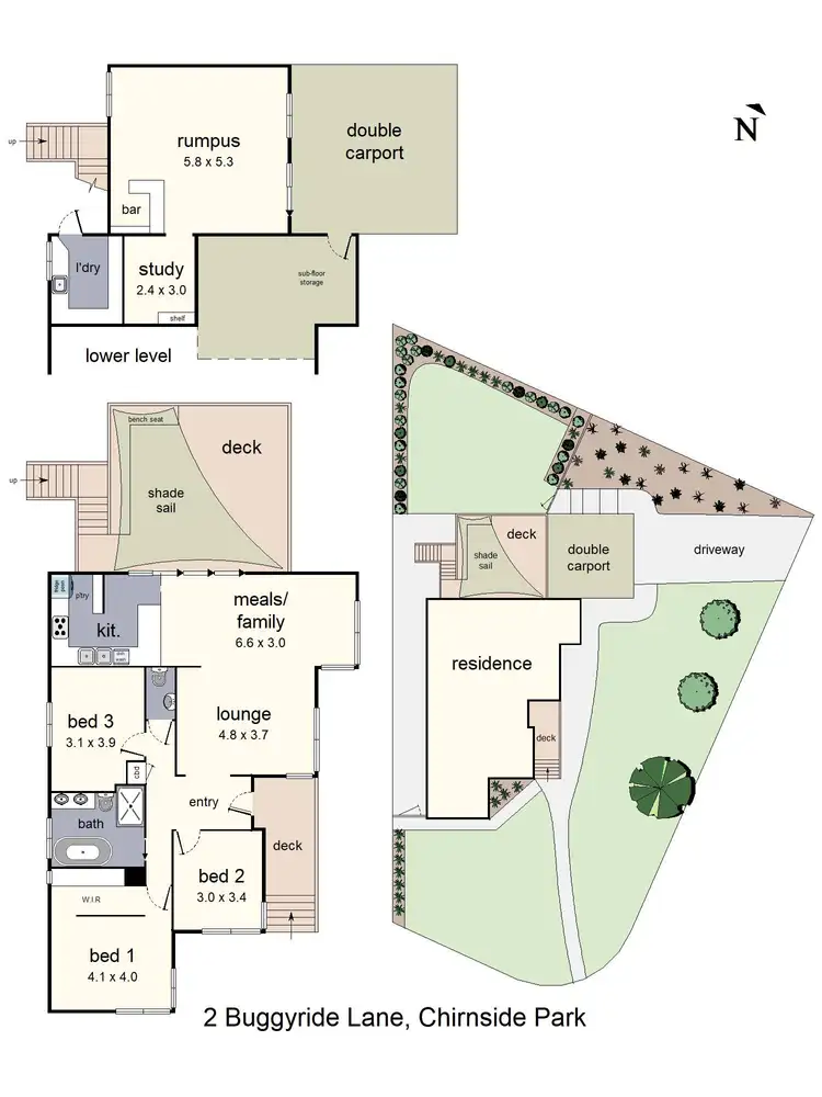 Floorplan of Homely house listing, 2 Buggyride Lane, Chirnside Park VIC 3116