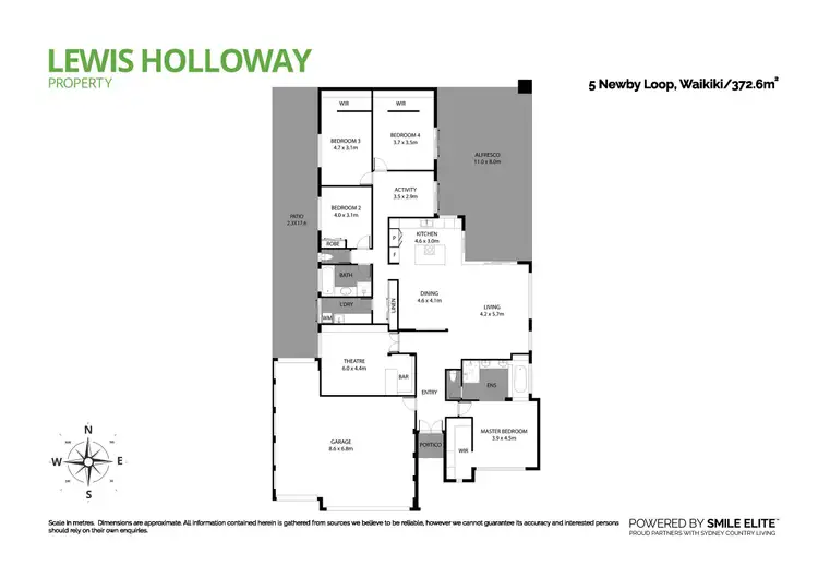 Floorplan of Homely house listing, 5 Newby Court, Waikiki WA 6169