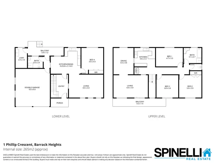 Floorplan of Homely house listing, 1 Phillip Crescent, Barrack Heights NSW 2528