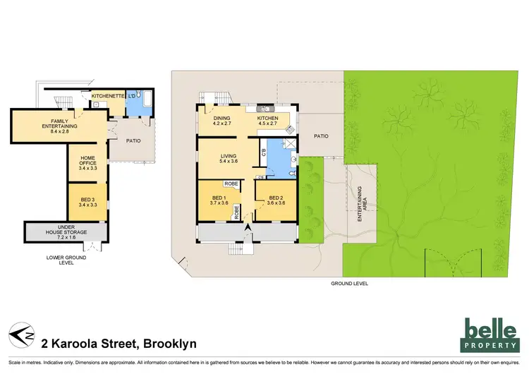 Floorplan of Homely house listing, 2 Karoola Street, Brooklyn NSW 2083