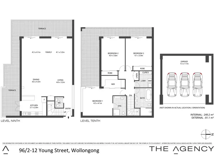 Floorplan of Homely unit listing, 96/2-12 Young Street, Wollongong NSW 2500