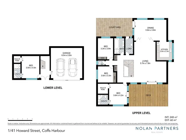 Floorplan of Homely townhouse listing, 1/41 Howard Street, Coffs Harbour NSW 2450